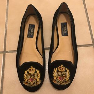 Polo Ralph Lauren velvet flats